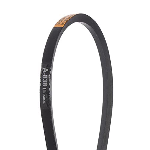 Image of sourcing map A-838 V-Belts Drive Belt 838mm Inner 13mm Width 8mm Thickness Girth Rubber for Power Transmission