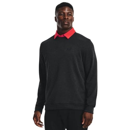 Image of Under Armour Mens Crew Neck Sweater - Black/Black - L
