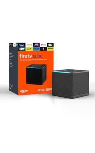 Image of Amazon Fire TV Cube (Newest gen) | Hands-free streaming media player with Alexa, Wi-Fi 6E, 4K Ultra HD