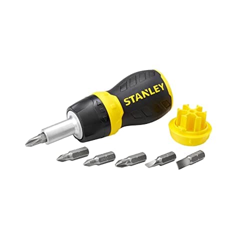 Image of STANLEY 066358 Multi-Bit Stubby Screwdriver