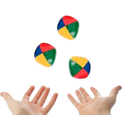 Image of D.A.Y. Republic Juggling Balls for Beginners, Learning Circus Toy, Set of 3, Soft 70g Juggling Balls, Designed for Children to safely Practise at Home, Helps to improve Dexterity and Motor Skills