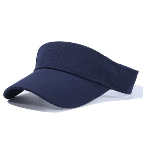 Image of Cysocool Kids Sun Visor Hat 4-12 Years Girls Boys Golf Visor Anti UV Tennis Sun Hat Summer Beach Cool Hat Wide Brim Sun Protection Hat Adjustable Peaked Snapback Cap Sports Running Sun Visor Cap