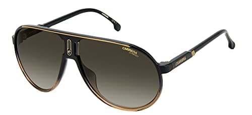 Image of Carrera CHAMPION65/N Black Shaded Brown/Brown Shaded 62/12/130 unisex Sunglasses