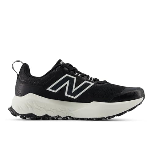 Image of New Balance Women's Fresh Foam X Garoé V2 Trail Running Shoe, Black/Sea Salt/Black Cement, 8 UK