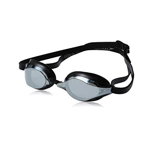Image of Speedo Unisex-Adult Swim Goggles Speed Socket 2.0, Black/Silver Mirrored