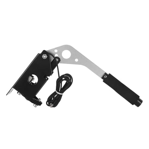 Image of Alipis USB Hydraulic Handbrake Racing Brake Lever for PC Sim Racing Games with Rally Emergency Brake System Compatible with Windows, Black 3501 Model for Drift and Rally Car Controllers