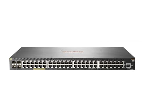 Image of HPE Aruba Networking 2930F 48G PoE+ 4SFP JL262A Network Switch - 48x GbE (10/100/1000) PoE+ Ports, 4x SFP, Layer 3, Managed, 370 W PoE+, Capacity: 104 Gbps, Throughput: 77.4 Mpps, (New)(Renewed)
