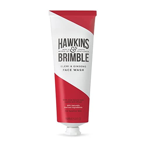 Image of Hawkins & Brimble Mens Face Wash - Cools Assists in Removal of Excess Oil, Also Works For Sensitive Skin