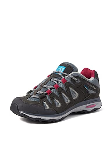 Image of Karrimor Women's Isla Ladies Weathertite Black Pink Uk 7 Low Rise Hiking Boots, Black C Pink, UK