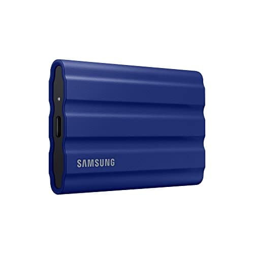 Image of Samsung T7 Shield Portable SSD 2 TB - USB 3.2 Gen.2 External SSD Blue (MU-PE2T0R/EU)