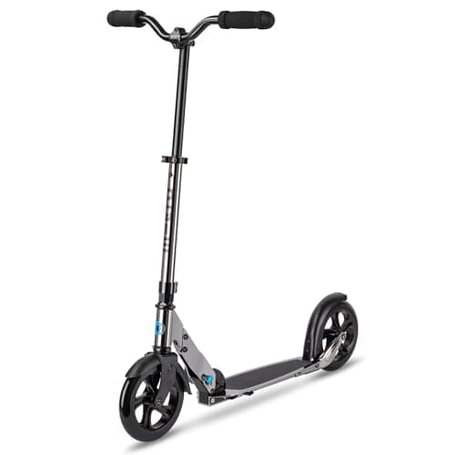 Image of Micro Scooters | Micro Classic Scooter | 8+ Years | Perfect for Adults & Kids | Big Wheels | Foldable | Handlebar Adjustable | Black Neochrome