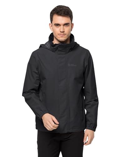 Image of Jack Wolfskin Men's Standard Stormy Point 2L JKT M, Black, L