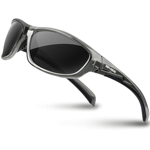 Image of RIVBOS Polarized Sports Sunglasses Driving shades For Men TR90 Unbreakable Frame RB832