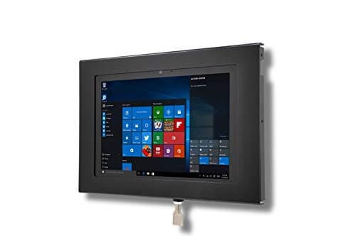 Image of TABcare Locking Anti-Theft Metal Case for Dell Latitude 7320 2-in-1 Detachable for Kiosk, POS, Store, Show Display, Time Clock (Latitude 7320, Black)