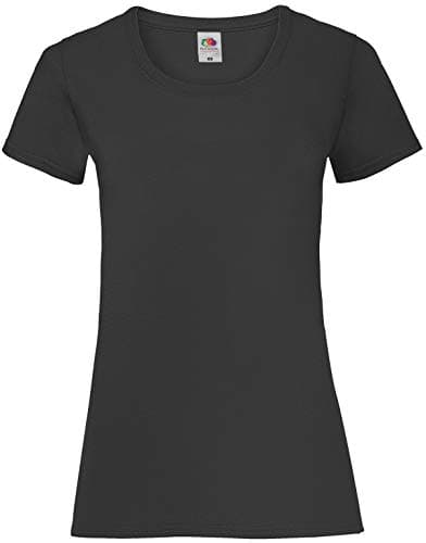 Image of Fruit of the Loom T-Shirt, women's, Black, M