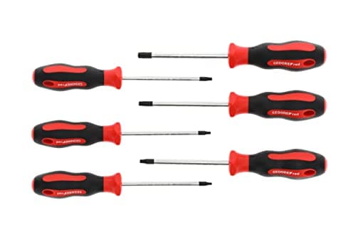 Image of GEDORE red 6-pc. Screwdriver set, Screwdriver set Torx, 2-component handle, Tool, R38402006
