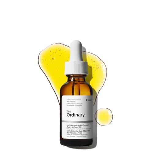 Image of The Ordinary 100% Organic Cold-Pressed Rose Hip Seed Oil, Addresses Signs of Aging by Improving the Appearance of Uneven Skin Tone, Supporting Skin Elasticity, 30ml