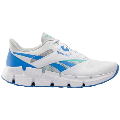 Image of Reebok Zig DYNAMICA 5 White/Kinetic Blue/Grey 1 Unisex Running Shoes