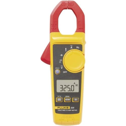 Image of Fluke 325 Digital Multimeter, CAT III 600V/CAT IV 300V, Ammeter Caliper, Industrial Electrical Tester, 4000 Counts, Battery Powered