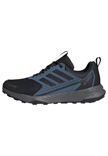 Image of adidas Men's Terrex Tracefinder 2 Climaproof Trail Running Shoes, Core Black/Core Black/Semi Impact Orange, 8.5 UK