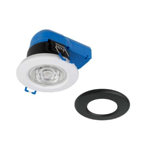 Image of Megaman 711183 TEGO 2 Dual CCT Dimmable Downlight 2800/4000K White/Black 7.5W
