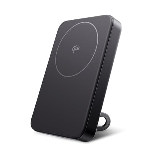Image of Ecoflow Rapid Mag Power Bank 10,000mAh, Qi2 Certified 15W MagSafe Wireless Charging, Ultra-Slim Magnetic Portable Charger for iPhone 17/16/15, Fast Charging Battery Pack, Black