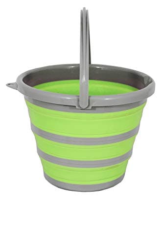 Image of Spear & Jackson BUCKETG Collapsible 10 Litre Bucket in Green