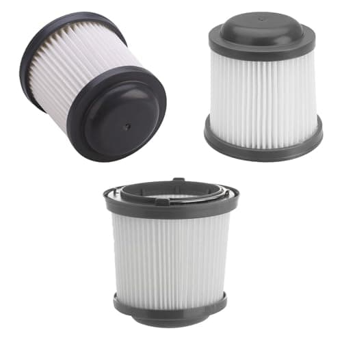 Image of Masterpart 3 Pleated Filters Compatible With Black & Decker Dustbuster Pivot Cordless Handheld Vacuums