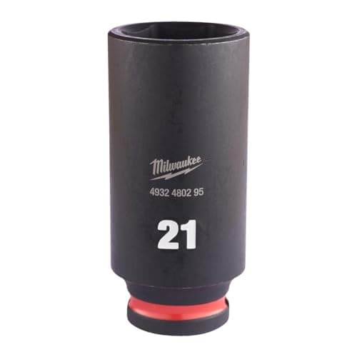 Image of Milwaukee Shockwave Impact Socket 3/8 Inch Long 21-4932480295
