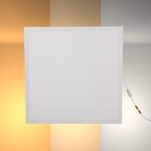 Image of TEKLED LED Panel Ceiling Lights | 40W 5600LM | 3CCT Switchable (3000K/4000K/6000K) | 600x600mm Ultra-Slim Flush Mount Panels | for Home, Office, Kitchen, Commercial Use | 600x600