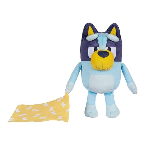 Image of Bluey Sleepy Time 13 Inch Plush With Blanket, Press Tummy To Hear 7 Fun Phrases, Sing Along To The Theme Song, So Soft Made With Deluxe Fabrics And Detailed Stitching