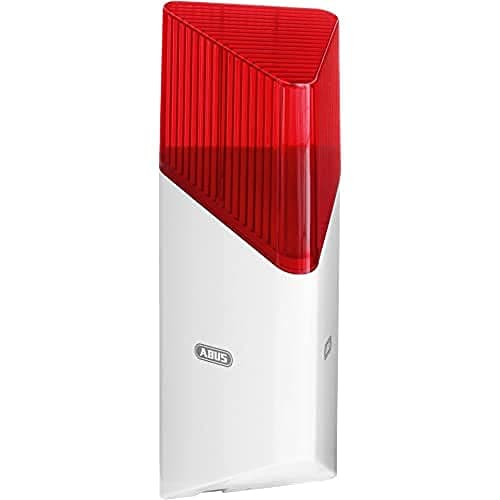 Image of ABUS Smartvest Wireless Siren FUSG35000A - Loud Siren with Red Strobe Light - For Indoor and Outdoor Use - up to 100 dB - 38832