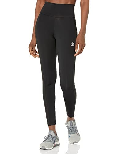 Image of adidas Originals Women's Adicolor Classics Tonal 3-Stripes Leggings Black Small