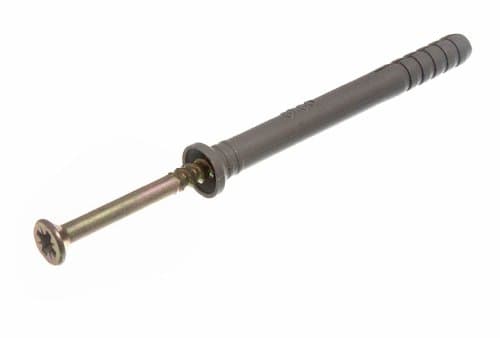 Image of 10 x Nylon Hammer in Frame FIXINGS RAWL Masonry Plugs & Screws M6 x 60MM
