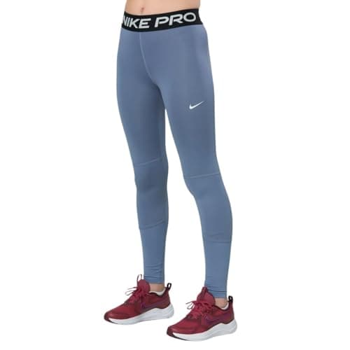Image of Nike Girls Np Leggings, World Indigo/Black/White, 152/158