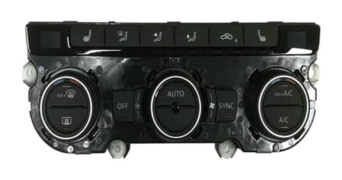 Image of Climate Control Switch For Passat B7 For CC For Tiguan For Golf 6 35D 907 044 35D907044ABCDEF Air Condition Control Switch Panel AC Seat Heater(35D 907 044 F)