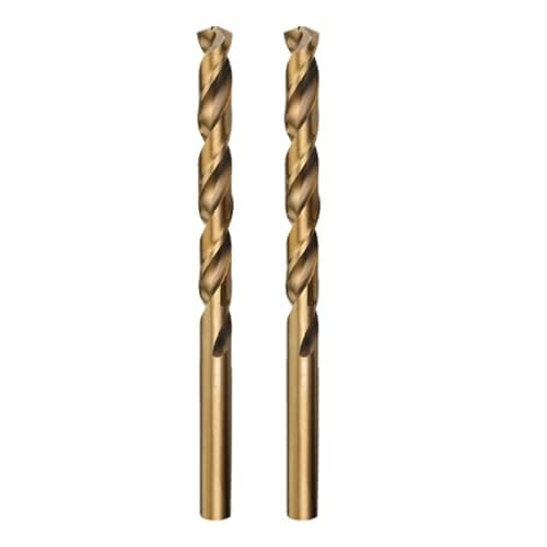 Image of Misuyue M35 Cobalt HSS Twist Drilling Bits, 2pcs Metal Drill Bit 6.8mm/0.267", Carbide Drill Bits for Stainless Copper Wood Plastic Aluminum and other Hard Materials