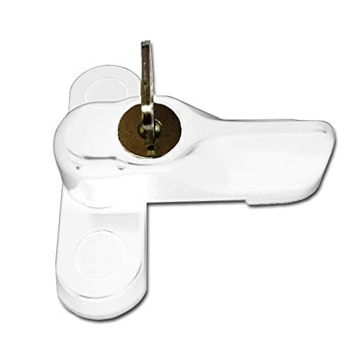 Image of ASEC Locking Sash Stopper for Timber & GRP Doors/Windows - White
