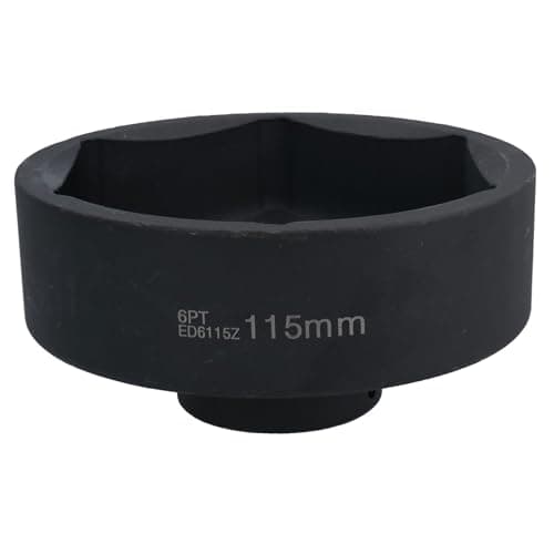 Image of 115mm 1in Drive Deep Metric Impact Impacted Socket 6 Sided Point Single Hex
