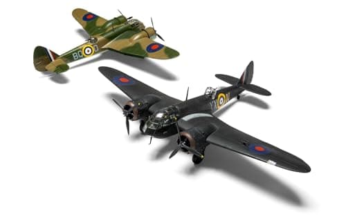 Image of AIRFIX - A04059 Bristol Blenheim Mk.IF Military Aircraft Classic Model Building Kit - Plastic Plane Kits for Adults & Children 8+, Set Includes Sprues & Decals - 1:72 Scale