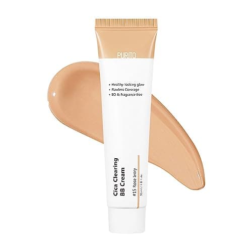 Image of PURITO Cica Clearing BB Cream #15 Rose Ivory 1 fl.oz / 30ml, Vegan bb cream, foundation, cruelty free