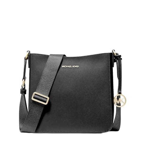 Image of Michael Kors Jet Set Travel Small Messenger Crossbody Bag Black