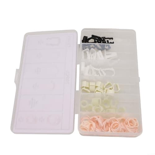 Image of 70 Pieces Fuel Line Retainer Clips for Ford Car Models 61280 Plastic Nylon Material Automotive Replacement Clips for Various Fuel Line Sizes