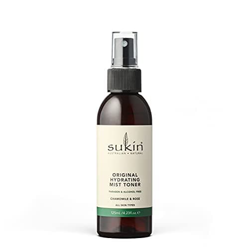 Image of Sukin Signature Hydrating Mist Toner 125ml - Alcohol Free with Chamomile & Rosewater; Cruelty Free & Vegan Friendly - soothes, purifies & Cools Tired Skin.