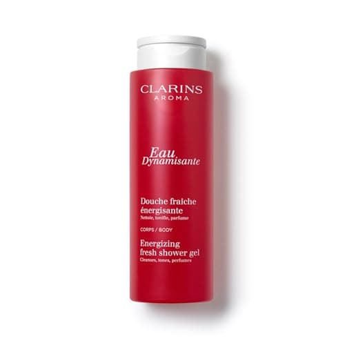 Image of ​Clarins Eau Dynamisante Energizing Fresh Shower Gel 200ml | Invigorating Body Cleanser with Essential Oils, Tones & Refreshes Skin | Suitable for All Skin Types