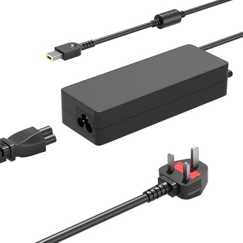 Image of 90W Charger Compatible with Lenovo All-in-One& ideacentre& ThinkCentre Desktop& ThinkPad T540p T470p T460p ideapad 720S Yoga 2 720 730 Y40 Y40 V110 V130 B50 E40 B40 G40 ThinkBook 14 15 13s 14s Laptop