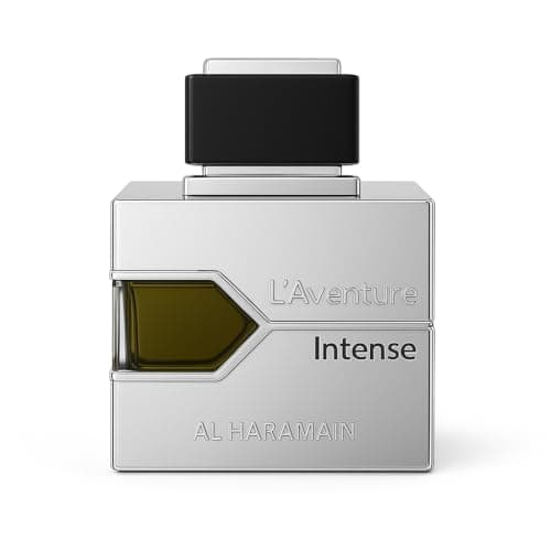 Image of Al Haramain L’Aventure Intense 100ml Parfum Spray | Arabic Perfume for Men | Luxury Masculine Fragrance | Fresh Citrus & Woody Aroma | Long-Lasting Scent