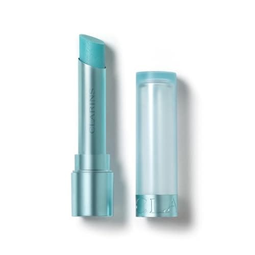 Image of Clarins Lip Oil Balm 00 Cryo-Plumping 2.9g | Limited Edition Cryo Collection | Plumped, Hydrated, Nourished Lips | Luminous Gloss Finish | Peptide Plumping