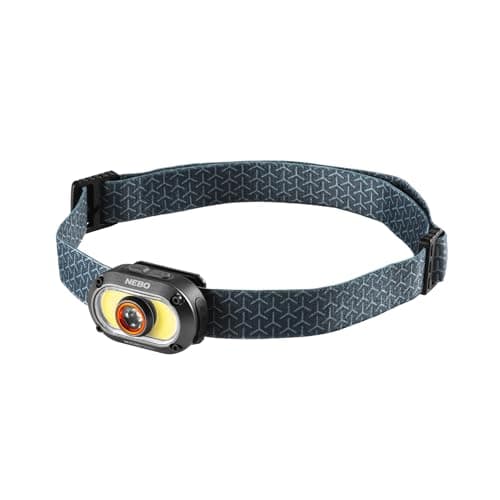 Image of NEBO MYCRO 500+ Head Torch - Rechargeable Headlamp & Cap Light for Runners - Headlight with Strap for Outdoor Activities, Running & Sports, Water Resistant - 500 Lumen.