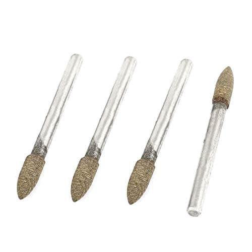 Image of New Lon0167 4Pcs 3mm Featured x 4mm Alloy Reliable Efficacy Drill Hole Abrasive Sanding Polishing Mounted Grinding Point Sharpening Tool(id:a24 72 14 f80)